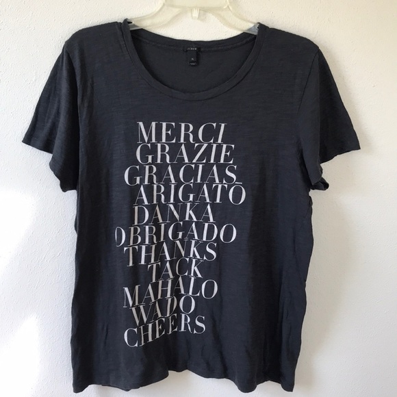 J. Crew Tops - J CREW Gray Top